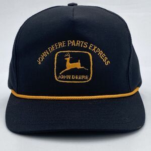 Vintage Louisville MFG John Deere Parts Express Rope Mesh Snapback Hat (H23)